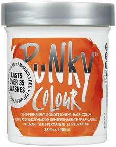 Punky Flame Semi Permanent Hair Color - Vegan & Cruelty-Free Conditioning Hair Dye, Lasts Up to 35 Washes, 3.5 fl oz