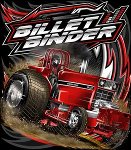 Billet Binder Tractor T-Shirt - Casual Cotton Tee - Menswear
