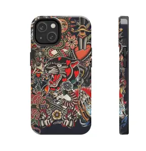 Skull Phone Case for Samsung s24 ultra and iPhone 17, 16, 15, 14, 13, 12, 11 Pro Max, X, Plus,screen protector,fidgets,toys kids -Retro Collage Case with Lexan Plastic & TPU Lining - Aesthetic & Protective Phone Compatible with Samsung Galaxy S25