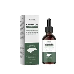 Azure Batana Refined Oil – 100% Pure Honduras Hair & Scalp Care Oil for Nourishment, Softness, Shine & Frizz Control