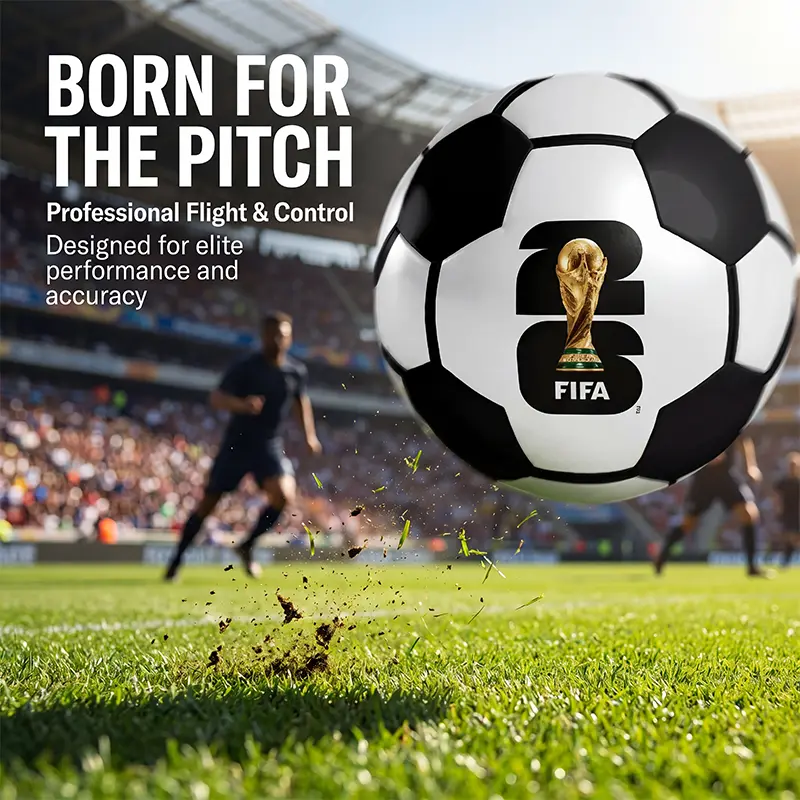 FIFA Soccer Ball Certification: Officially FIFA Quality Pro certified, guaranteeing top-tier performance in roundness, bounce, and air retention for competitive match play. for Outdoor and Indoor Training