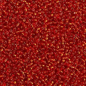 Flame Red Miyuki Seed Beads Size 15 #10