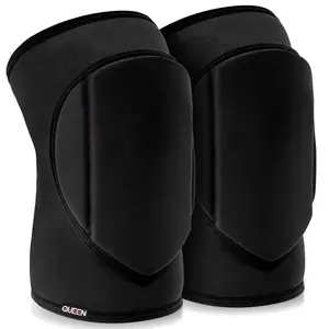 Sleek Black Pole Dance Knee Pads Perfect Women Protection for Ballet Modern Dance and Indoor Sports (M)