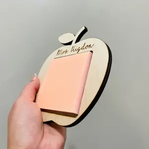 Personalized Teacher Post-It Note Holder