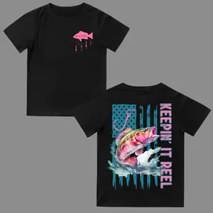 Youth and Adults Keepin' It Reel Girls Fishing T-Shirt, Bass Fishing Girls Shirt, Gone Fishing, Country Girl, Lake Life, Fishing Fashion, Trendy Tees, Casual, Outdoors Tee, Youth Girls Clothes, Gift for Men and Women, for Kids