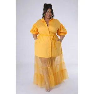 PLUS SIZE Be A Lady Dress-MANGO-74