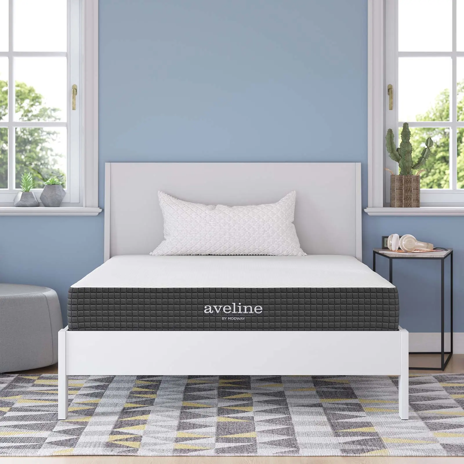 Modway Aveline 8" Full Size Bed Mattress - Breathable Foam Mattress, Full Size Mattress