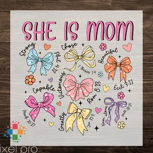 She is Mom with Bows