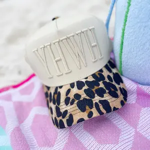 Leopard YHWH Puff Embroidered Hat