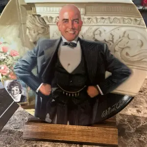 VINTAGE Knowles Daddy Warbucks 1982 Annie Collectors Plate 8.5" Commemorative
