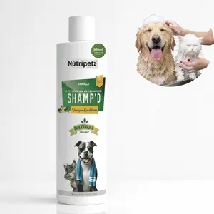 NutriPetz Pet Shampoo & Conditioner for Dogs & Cats – 500 ML Natural Aloe Vera & Coconut Cleanser | Anti-Itch Moisturizing Grooming Wash