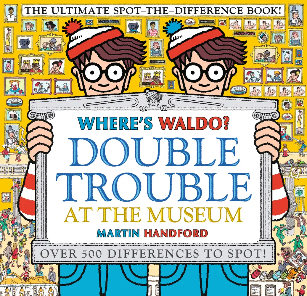 USED Book - Where's Waldo? Double Trouble at the Museum: The Ultimate Spot-The-Difference Book!: (A Compare-And-Find Activity Book with Over 500 Changes to Identi by Handford, Martin (Paperback) - english