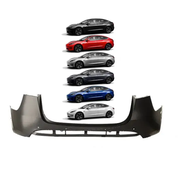 2019-2024 Tesla Model Y  Rear  Upper Primed Bumper Cover PRE PAINTED 149400500B