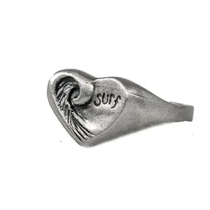 The Heart Wave Ring by Joe Paraside!  The undisputed leader in custom surf jewelry! Statement Ring