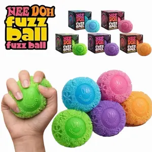 NeeDoh Fuzz Ball, Flower Power Sensory Toy for Stress Relief