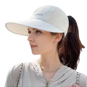 2-Pack UPF Sun Protection Baseball Hat forMen and Women - Lightweight, AdjustableVelcro Closure, Wide Brim Outdoor SportsHat, Sunscreen Leisure Hat, All-SeasonElastic Design