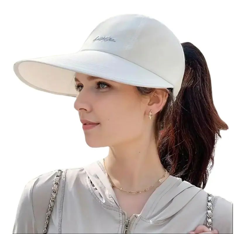 2-Pack UPF Sun Protection Baseball Hat forMen and Women - Lightweight, AdjustableVelcro Closure, Wide Brim Outdoor SportsHat, Sunscreen Leisure Hat, All-SeasonElastic Design