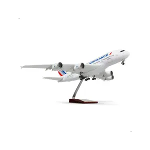 A380 France 1/160 scale airplane model with stand