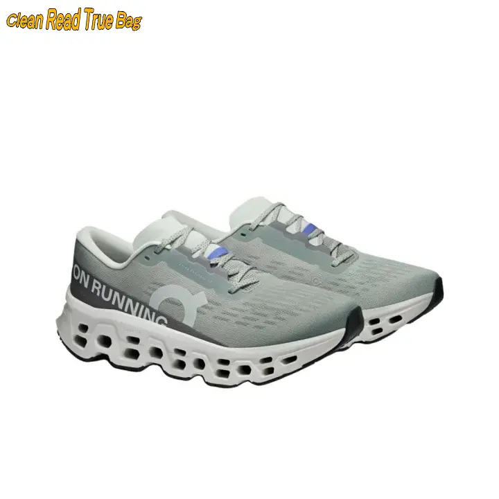 Minimalist Grey Performance Sneakers, Durable Breathable Mesh Fabric, Ultra-Cushioned Cloud-Like Sole with Geometric Cutouts, Clean Monochromatic Design, Perfect for Everyday & Active Use
