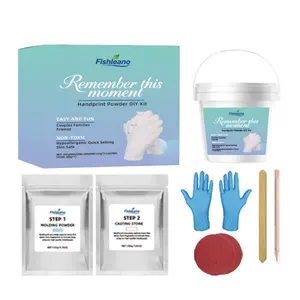 Hand Mold Powder DIY Set, 3D Hand Model Making Materials, Gypsum Powder Craft Memorabilia, Perfect for Souvenirs & Gifts