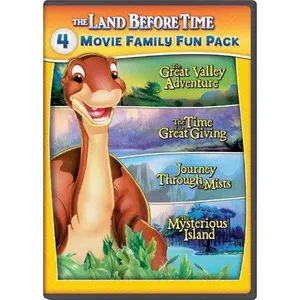USED Book - The Land Before Time II-V 4-Movie Family Fun Pack (The Great Valley Adventure / The Time of the Great Giving / Journey Through the Mists / The Mysterious Island) [DVD] (Unknown)