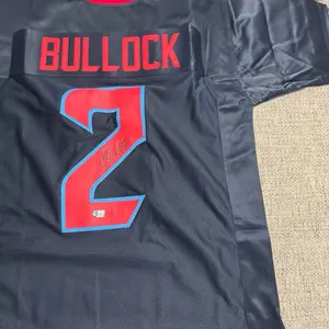 Calen Bullock Signed Autograph Custom Jersey- Metabilia Coa- Houston football team