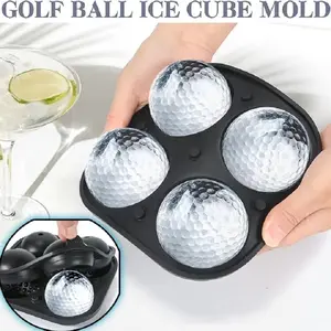 Summer ice making tools, spherical ice cube molds, silicone ice hockey circular molds, ice grid molds, kitchen tools, reusable ice hockey ice molds
