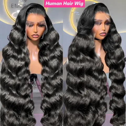 Bling Hair Body Wave 13x6 Lace Frontal Human Wig Hair 13x4 PrePlucked Transparent Lace Frontal Wig Brazilian Body Wave Hair Wigs For Women Summervibes