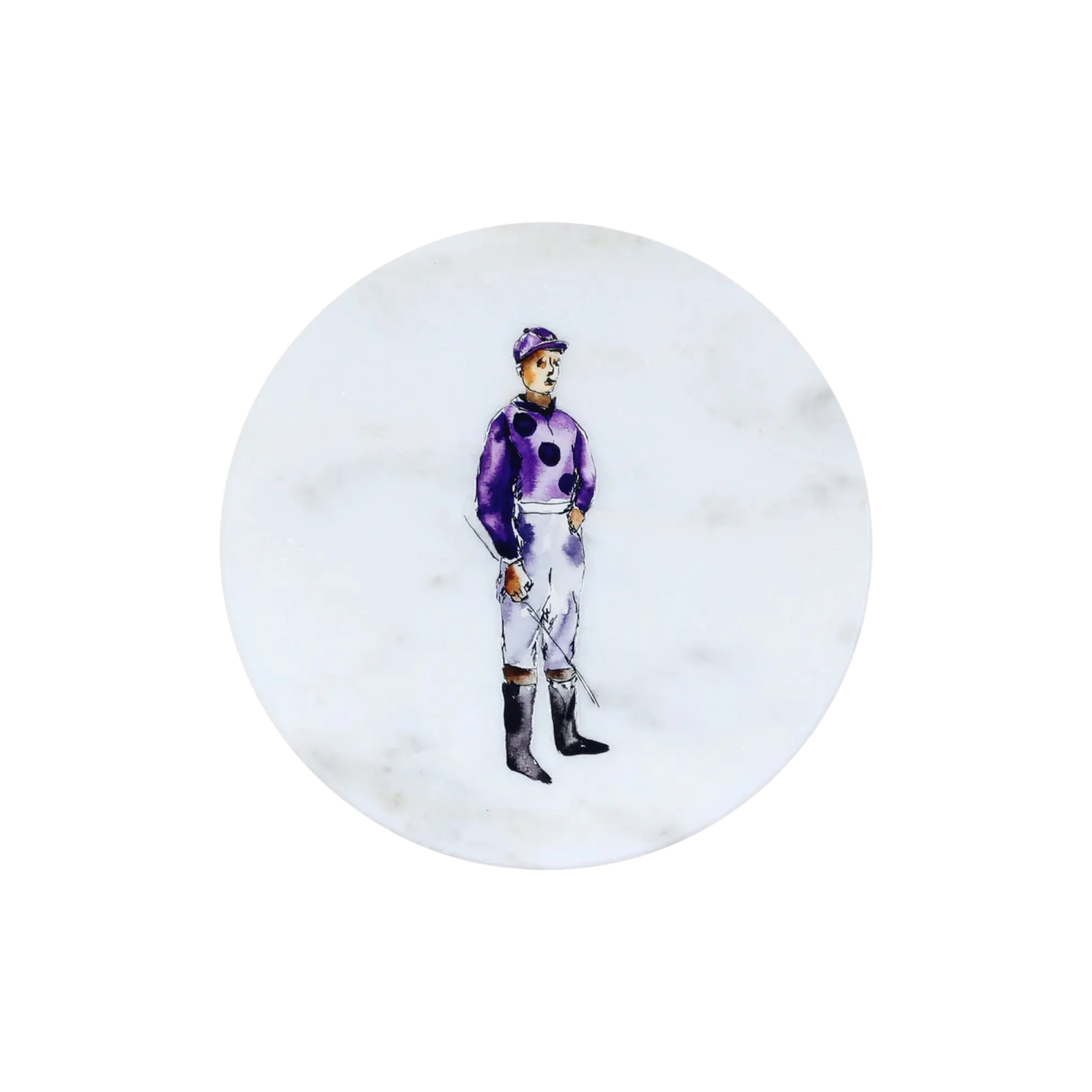 Standing Jockey Marble Coaster