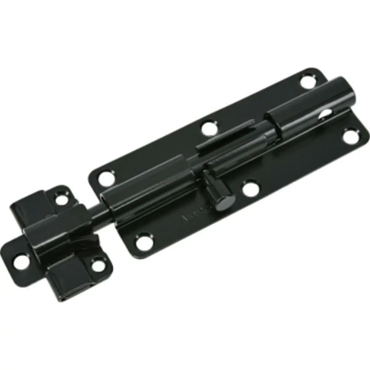 212 MAIN 6 in. Ajustlock Heavy Duty Barrel Safety Lock, Black Door Hardware, Sailing Water Sports Door Reinforcement