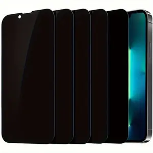 Crystal Clear Anti-Spy Privacy Screen Protector For iPhone 17/1 7Air/17 Pro/17 Pro Max iPhone - Premium Tempered Glass Protection Film For iPhone 17/1 7Air/17 Pro/17 Pro Max iPhone16 to iPhone7 Phone Screen Protectors, Accessories