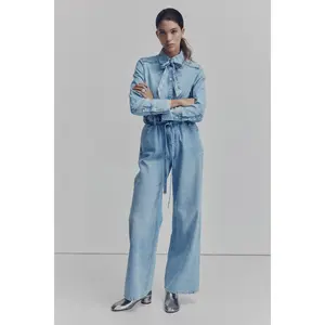 H&M Belted paper bag jeans