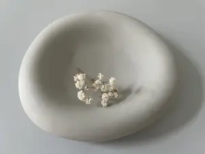 Concrete - Pebble Bowl | Tray | Accent Piece Aesthetic Stylish Handmade