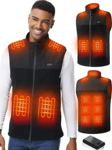 3XL Next Level Heated Jacket for Men Battery 12000mAh 7.4V Rechargeable | 0503