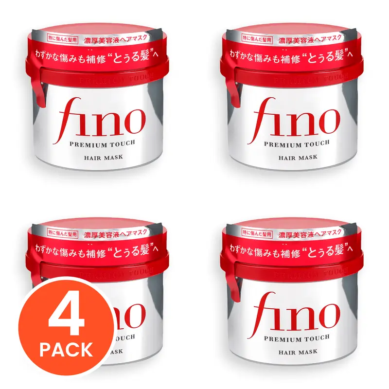 Shiseido Fino Premium Touch Essence Hair Mask - Intense Repair Treatment for Damaged, Dry Strands, Adults' Hydrated Hair Products with Hydrating Blend, Amino Acid Formula, Smooth Texture, Glossy Finish