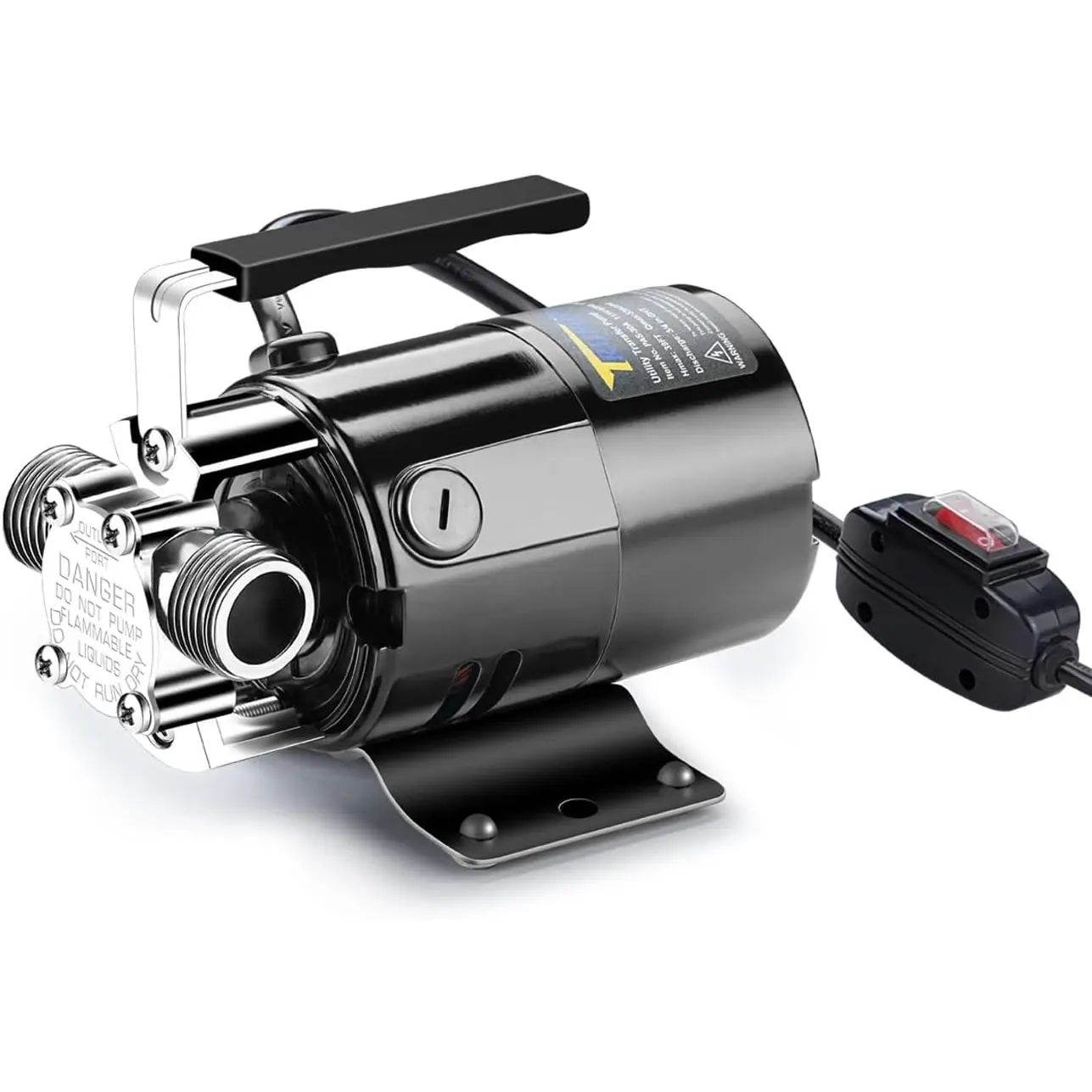 1/10HP 330GPH 115-Volt Mini Sump Transfer Pump with ON/OFF Switch(Only Pump)