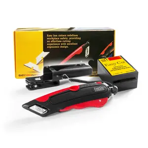 Easy Box Cutter 2000N Red + 81 Pack Blades – Home & Office Cutter