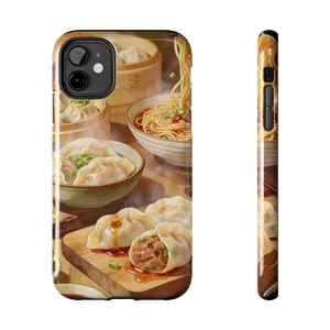 Steaming Dumplings and Ramen Phone Case