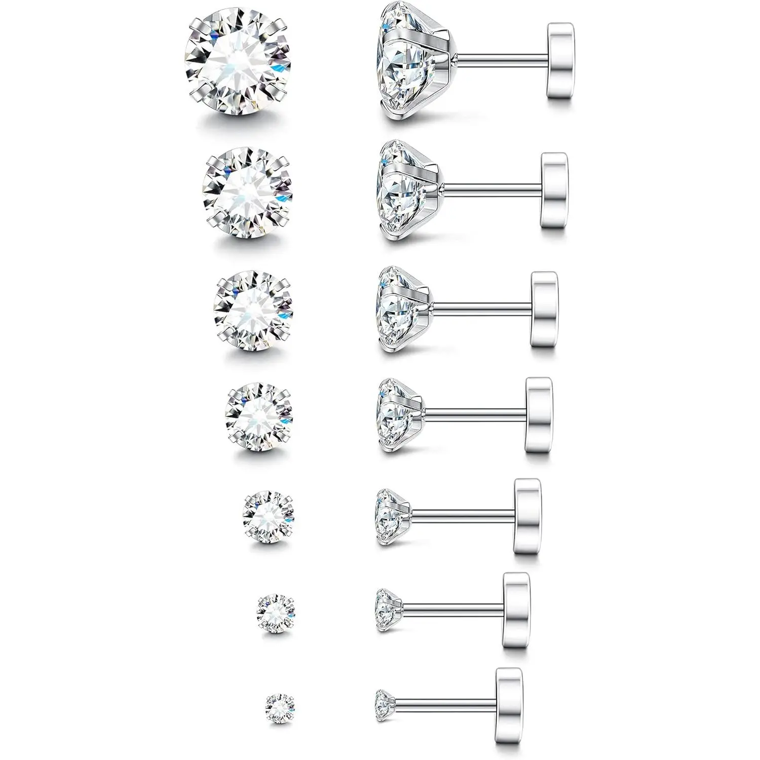 A. 7Pairs, 2-8mm cz