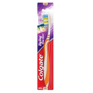 Colgate Zig Zag Soft Toothbrush for Deep Cleaning – 1 Count (Color May Vary)