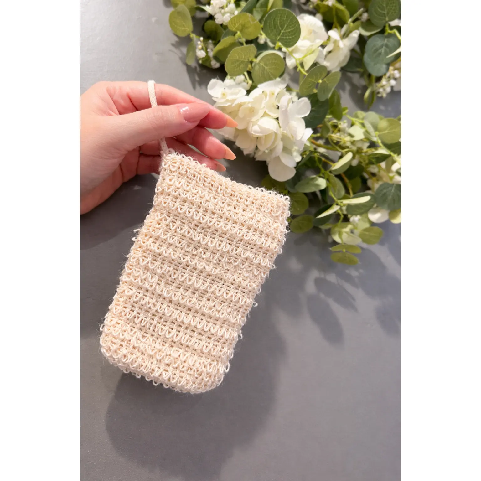 Natural Sisal Soap Pouch