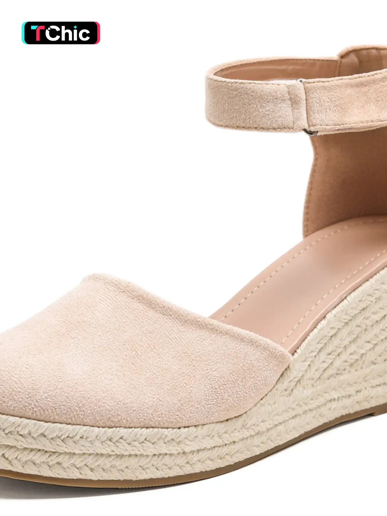 Women's Wedge Sandals, Vintage Bohemian Style, Open Toe Ankle Strap Wedge Heeled Shoes, Fashionable Beach Party Holiday Wear, Sexy Thick Sole Sneakers