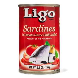 Ligo Sardines in Chili Tomato Sauce 5.50 oz