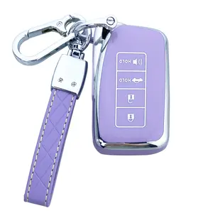 Key Fob Cover Case Compatible with Lexus ES350 NX300h RC RX IS 300 350 200t GS450H LX570 Accessories Shell Protector
