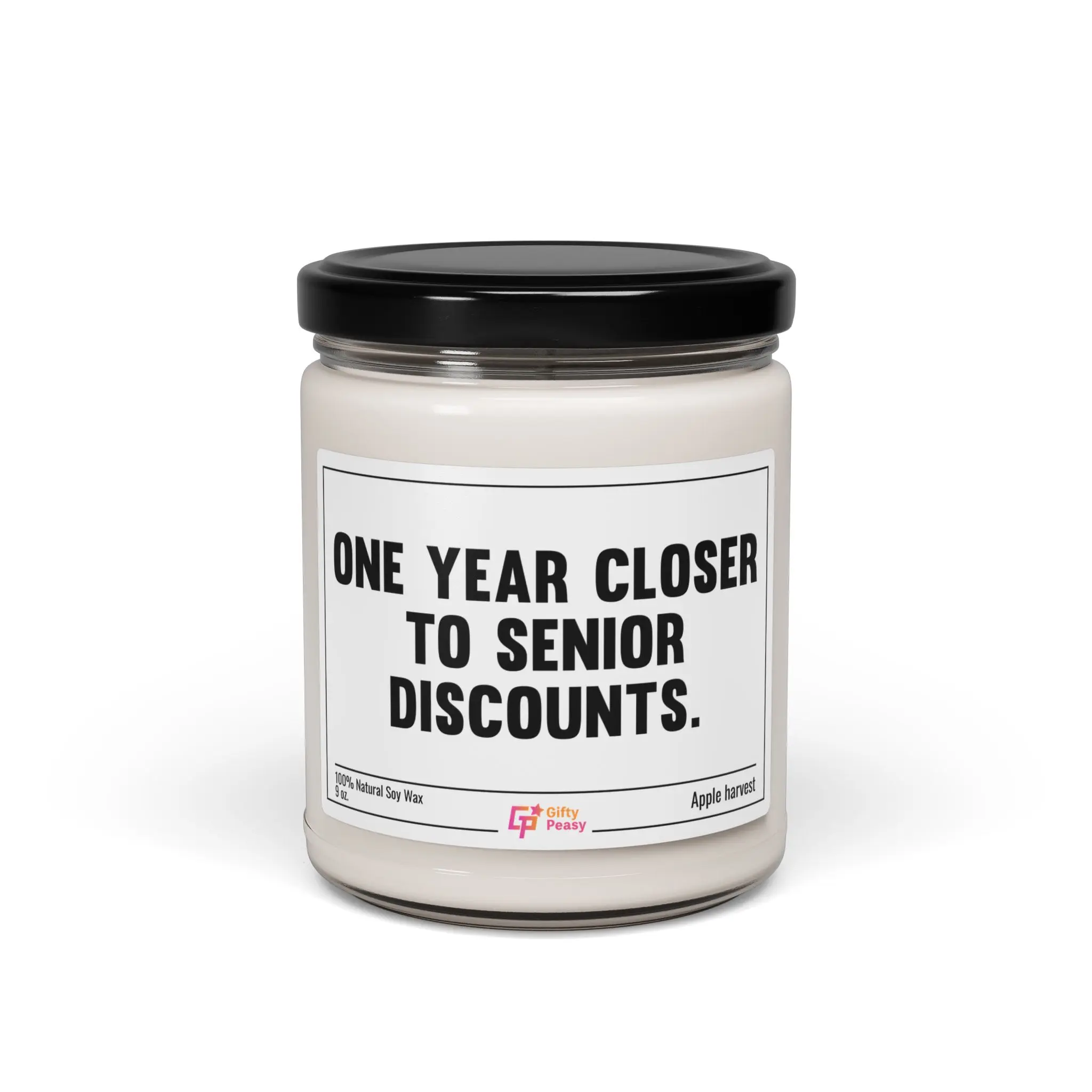 One Year Closer To Senior Discounts Candle | Funny Candle Gift | Sarcastic Candle | Funny Saying Candle