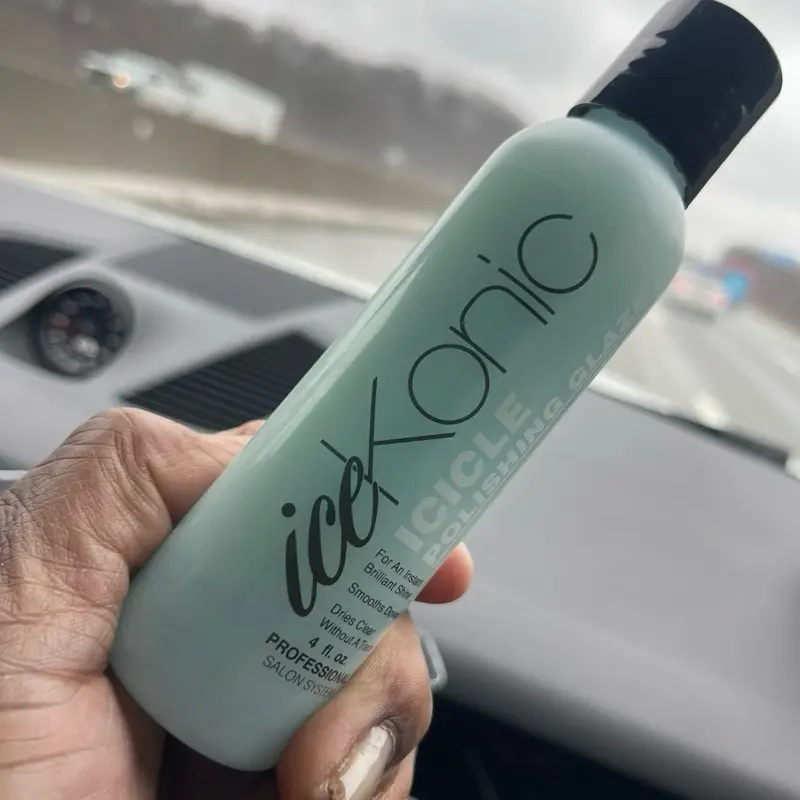 Polishing Glaze for hair styling wigs smooth hair silk press finish shine by Icekonic