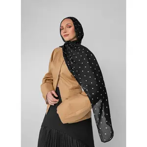 VELA Polka Dot Print Modal Hijab