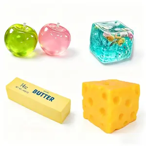 5 Piece Malt Sugar Stress Relief Fidget Toys | Creative Slow Rebound Soft Squishy Set | 5 Unique Styles | Party Gift & Sensory Fidgets