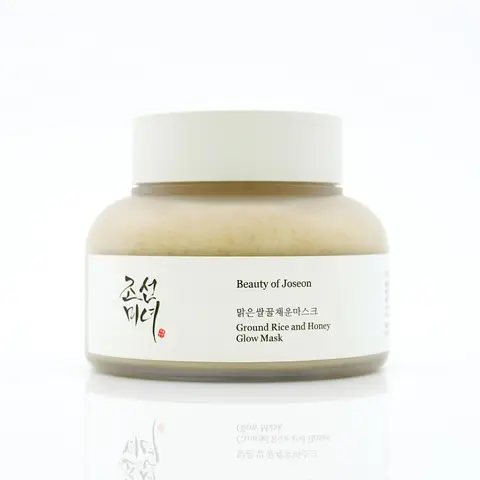 Beauty of Josean Korean Ground Rice & Honey Glow Mask (5.07oz/150ml) - Gentle Cream Moisturizer, Hydrating Soothing Exfoliant, Adult Treatment Mask for Skin Brightening & Repair