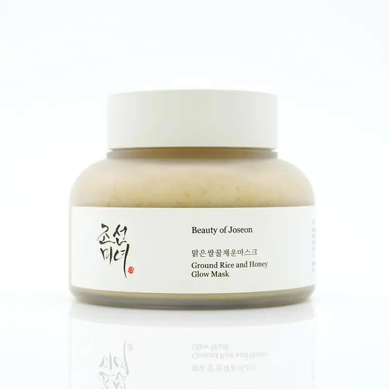 Beauty of Josean Korean Ground Rice & Honey Glow Mask (5.07oz/150ml) - Gentle Cream Moisturizer, Hydrating Soothing Exfoliant, Adult Treatment Mask for Skin Brightening & Repair